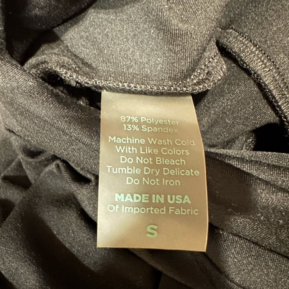 Bombshell Sportswear toggle pull Black Leggings S… - image 5